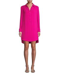 Trina Turk Welwood Long-Sleeve Shirt Dress